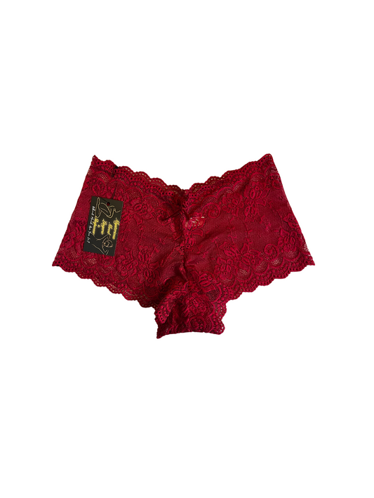 Mid-Rise Women Lace Panties
