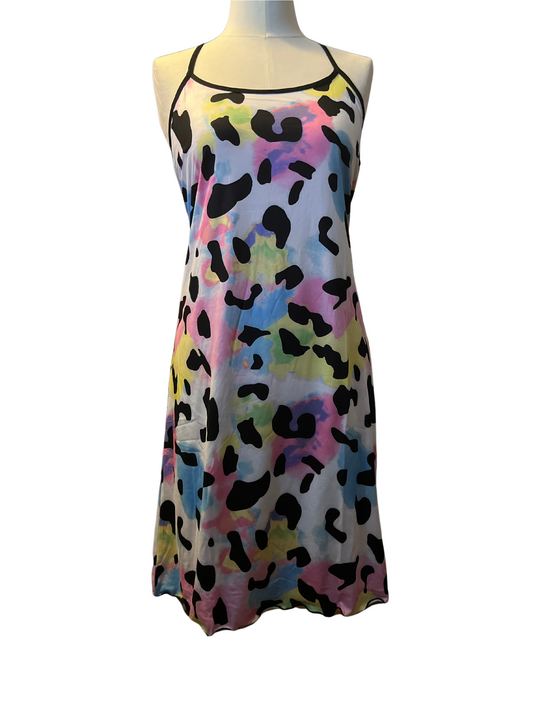 Colorful Plus Size Animal Print Nightgown