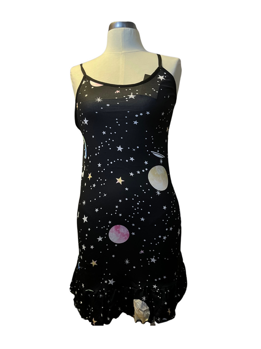 Galaxy Print Nightgown