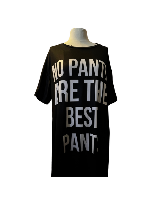 Plus Size Black Lounging Dress